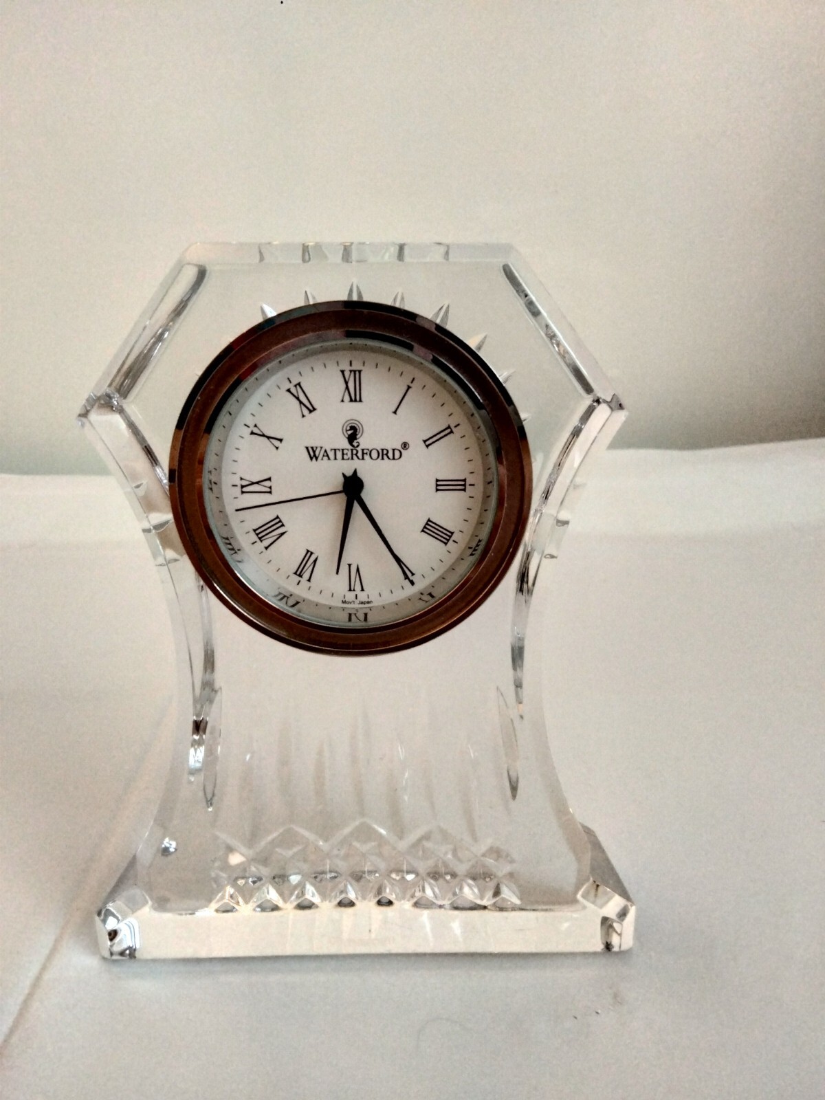 Waterford Crystal Lismore Mantle Desk Clock eBay