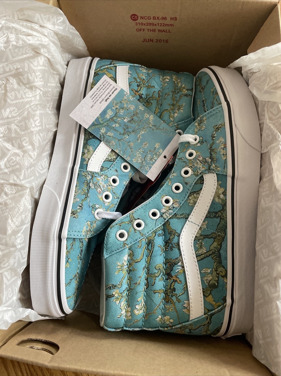 VANS Vincent Van Gogh x Sk8-Hi Almond Blossom Size Men’s New