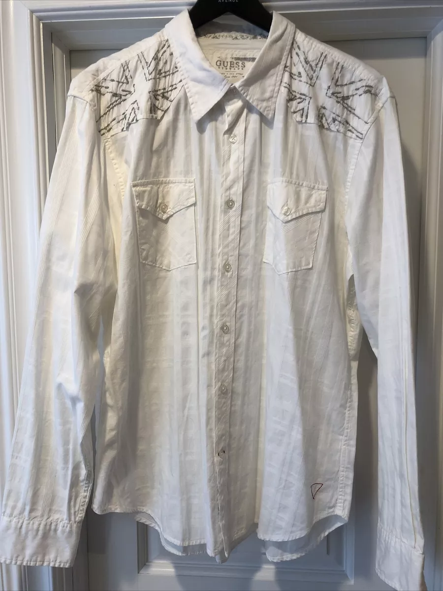Vintage guess store button up