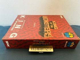 King of the Monsters 55 MEGA Neo Geo AES WORKING COMPLETE ORIGINAL with BOX Used