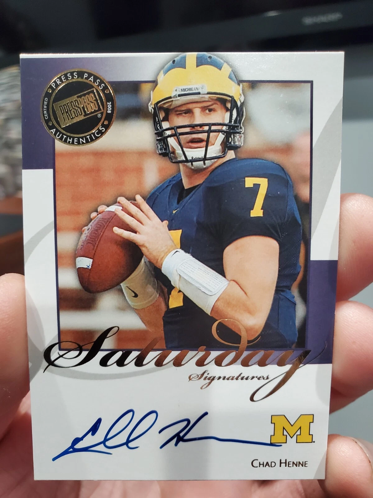 Chad Henne trading card