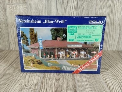 Vintage Pola Clubhouse With Garden Cafe Hand Painted International Hobby Corp