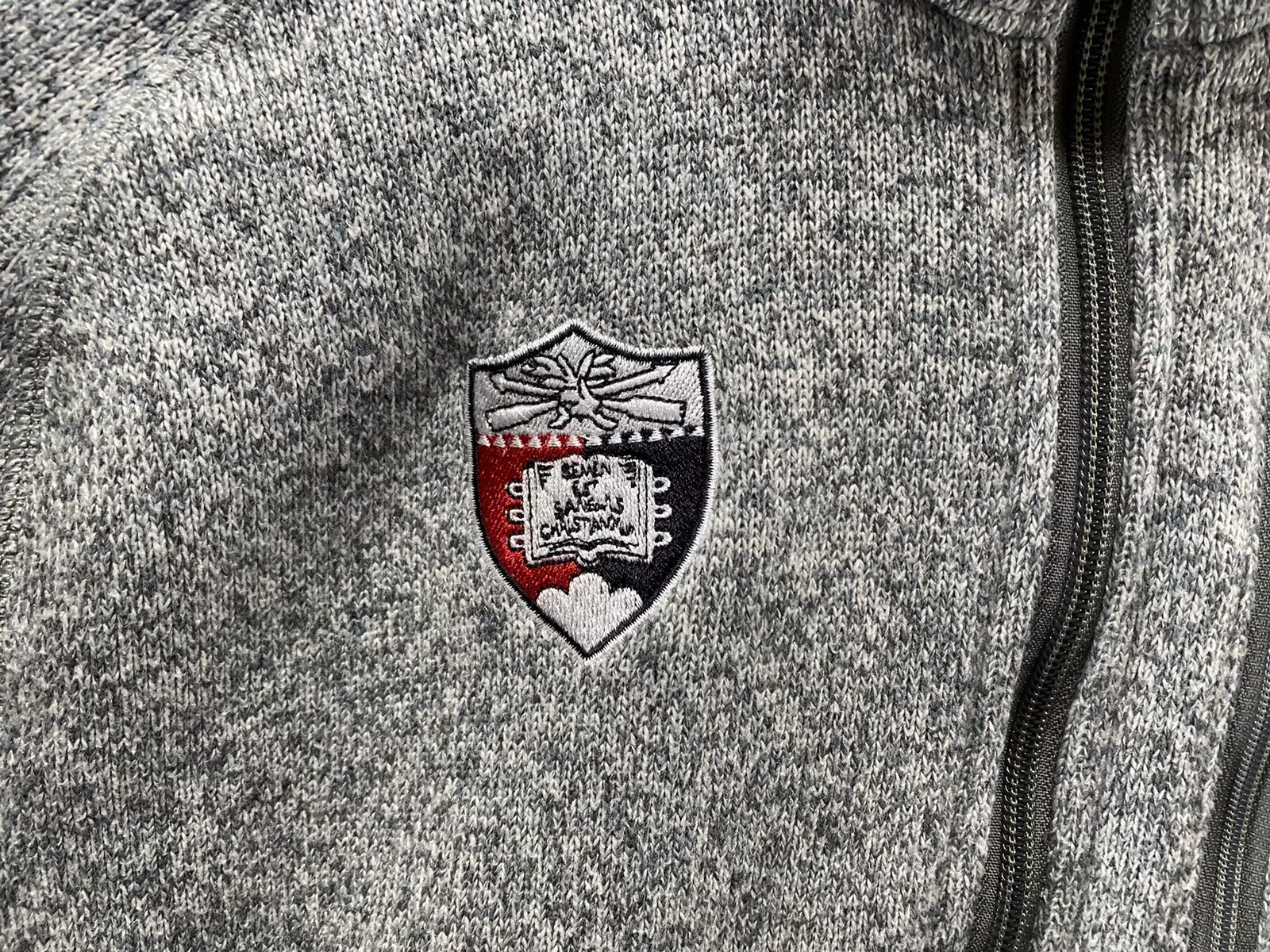 patagonia pullover fleece logo on chest jacket