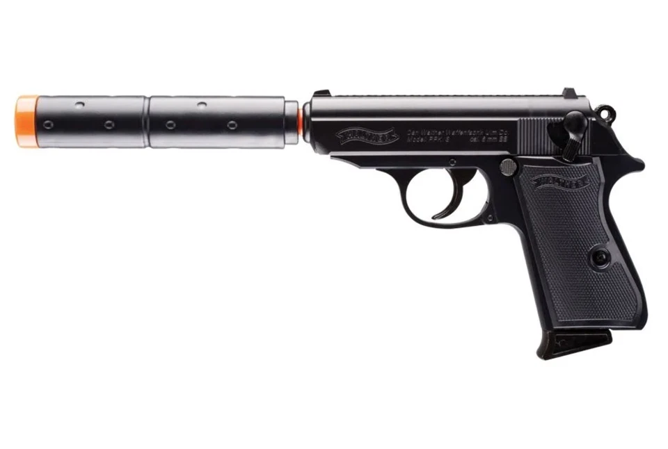 Восстановленный Walther PPK/S страйкбол пружина пистолет облигации пистолет набор с 400ct bbs - Изображение 2 из 2