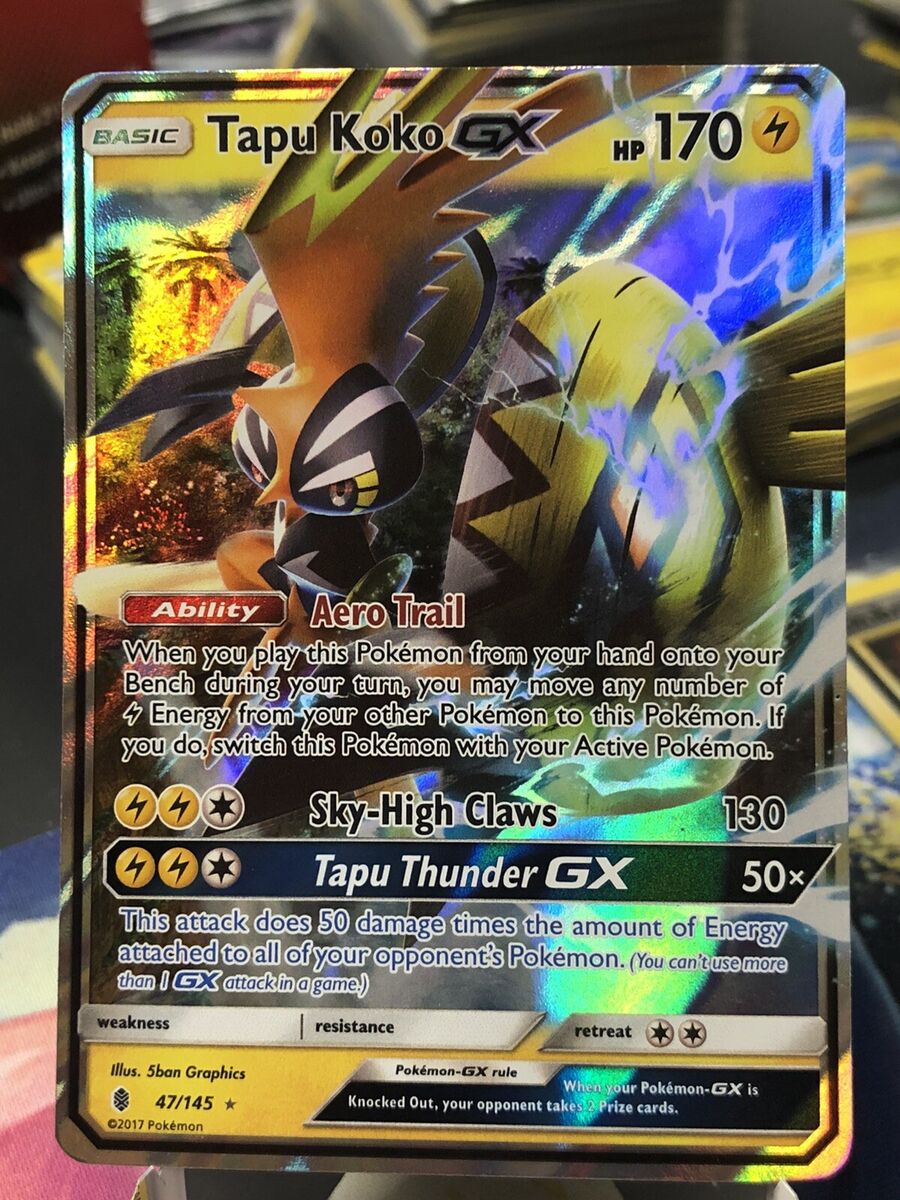 Tapu Koko-GX, Guardiões Ascendentes, Banco de Dados de Cards do Estampas  Ilustradas