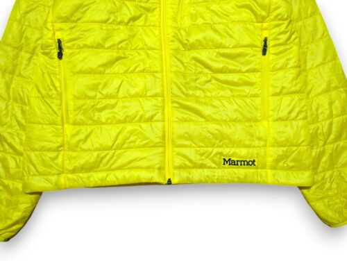 Marmot Micro Puffer Light Jacket Outdoor Steamboat USA Ambassador Yellow Men's L - Picture 4 of 9