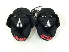 Darth Vader Slippers Boys 7-8 Medium Black Star Wars Big Boys Cushioned New