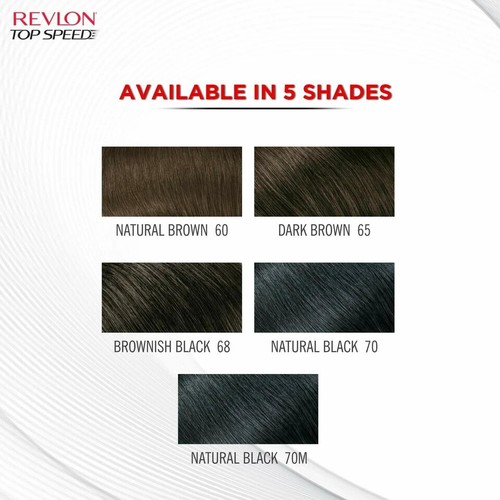 Revlon Top Speed Hair Color for Woman, Natural Brown 60, 100 gm - Picture 5 of 10