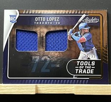 Otto Lopez Rookie RC 2022 Panini Absolute Tools of the Trade 2 Swatch /99