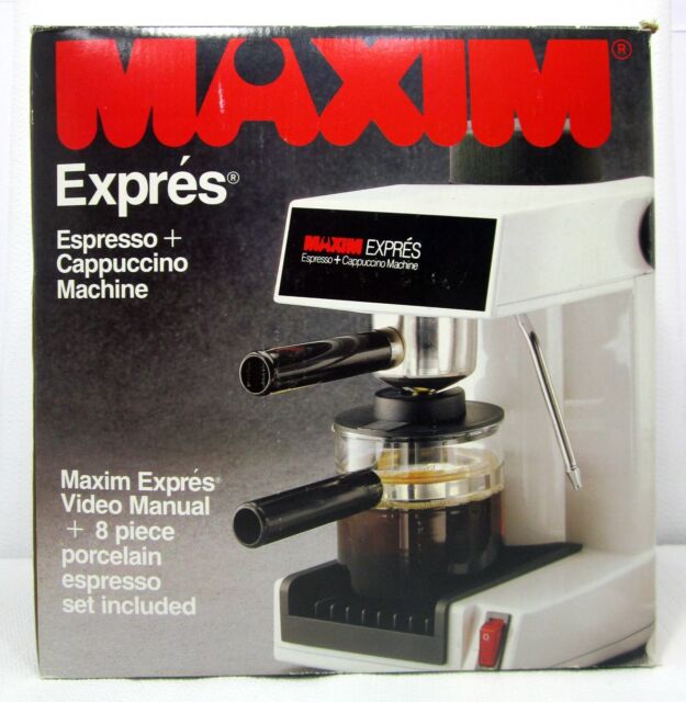 Maxim Expres Espresso+Cappuccino Coffee Machine White EX-152 – Brand New
