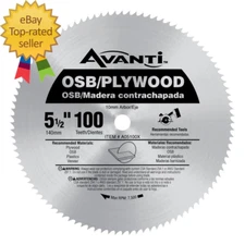 5-1/2 In. X 100-Tooth Osb/Plywood Circular Saw Blade