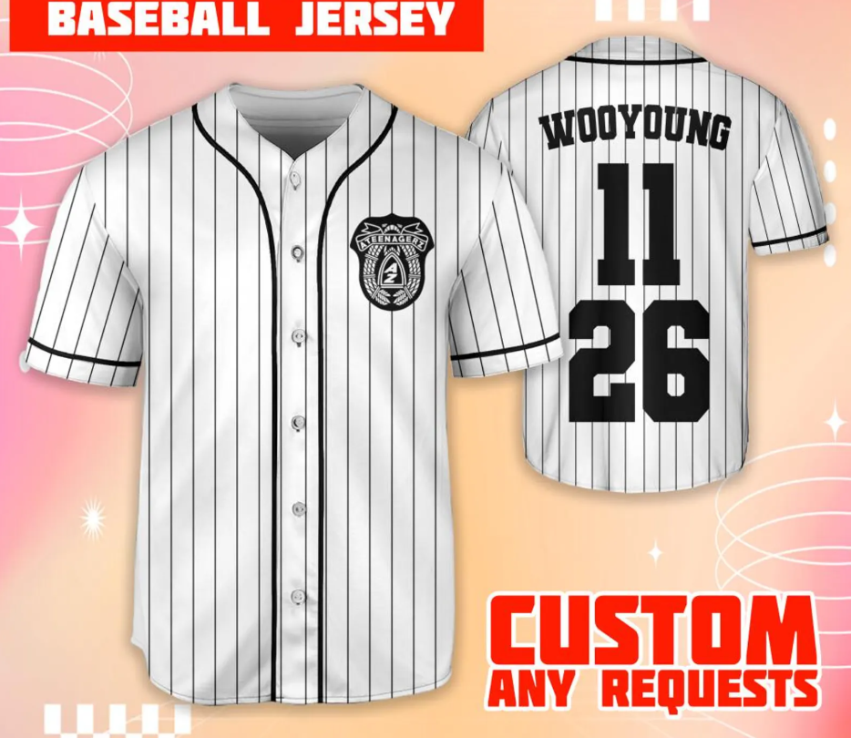 Ateez Baseball Jersey Atiny Kpop Merch Shirt Concert Outfit G23 | eBay
