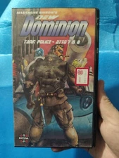 DOMINION TANK POLICE ATTO 7 E 8 - VHS MANGA VIDEO *RARA*