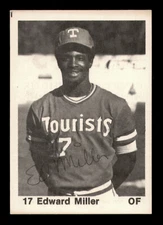 Ed Eddie Miller Autographed Signed 1976 TCMA Card #24 Ashville Tourists