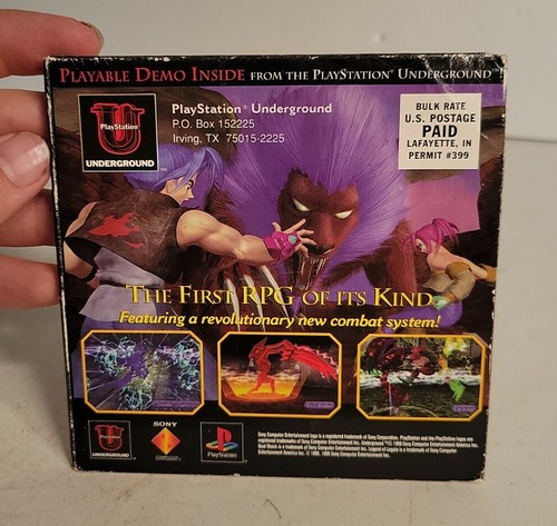 Legend of Legaia DEMO CD Disc (PlayStation 1 PS1, 1999) Tested - Picture 3 of 7