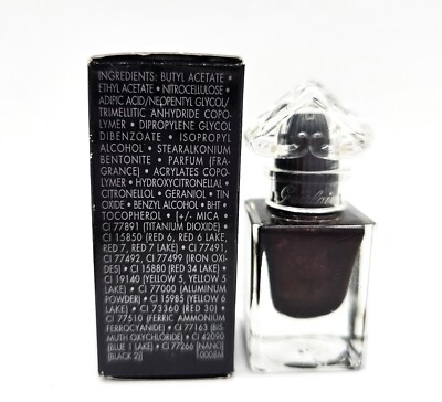 Guerlain La Petite Robe Noire Deliciously Shiny NailColor 7 Black