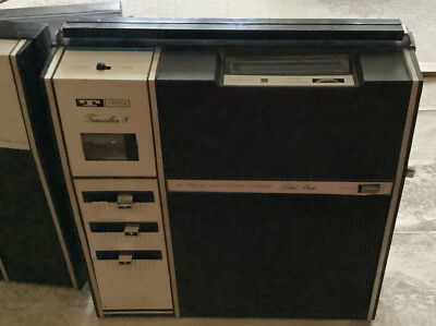 RARE 1970's 8 track player Vintage PORTABLE am/ radio TENNA