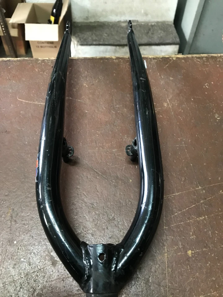 FORCELLA ACCIAIO FILETTATA 2,22 cm  BICICLETTA MONTAIN BIKE MTB CITY BIKE 26 - Immagine 3 di 4