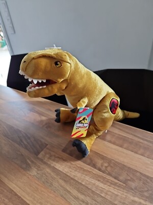 Jurassic Park T-Rex Gold Edit 30th Anniversary 30cm Plush Simba Toys PLUSH