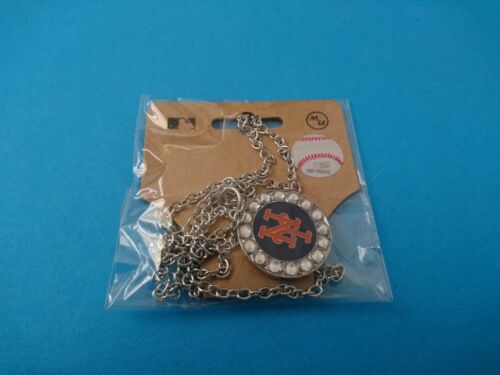 NEW YORK METS MLB LISZENZIERTE HALSKETTE MIT LOGO CHARM - "NEU & FABRIKVERSIEGELT" - Bild 3 von 6