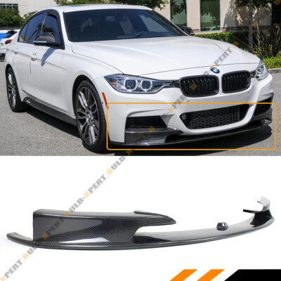 For 2012-18 BMW F30 F31 M Sport Carbon Fiber MP Style Front Bumper Lip Splitter