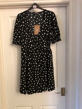 Vero Modo - Polka Dot Wrap Dress - XS