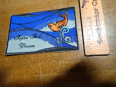 SCUBA DIVING DEEP SEA DIVING SCUBA TANKS  SCUBA HELMET SEALS  PATCH BX E #9