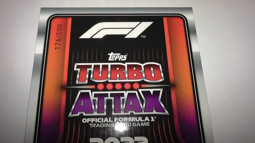 2022 Topps Turbo Attax Formula 1 Sebastian Vettel Grade 10 Card #284 Green /500 - Picture 6 of 9