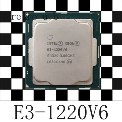 Processeur processeur Intel Xeon E3-1220 V6 3,00 GHz 8M 72W LGA1151 4 cœurs 1220V6 - Photo 1/1
