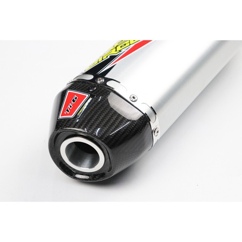 Racing Full System Exhaust Pipe Kit FOR KAWASAKI KLX140 KLX140L SILVER CARBON - Picture 5 of 8