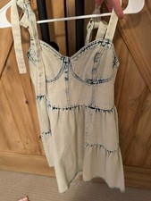 Mini light blue denim Dress Size M