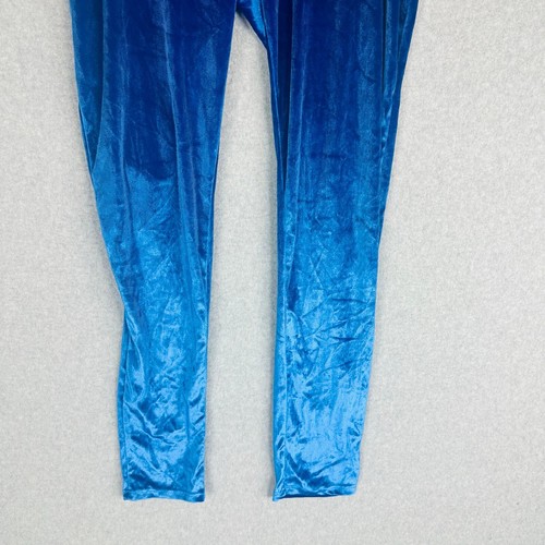 Neu Ashley Stewart Sport Damen 1X Samt Legging blau Pull-On Stretch Neu mit Etikett - Bild 4 von 8