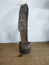 Ancienne Cloche DEVOUASSOUD CHAMONIX Taille 0 Avec Collier Cuir - Vintage 