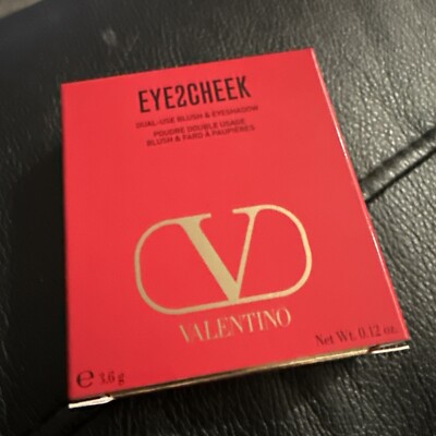 Valentino Beauty Eye2Cheek Dual Use Blush & Eyeshadow - 03 Rosa Emozione NIB