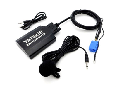 Bluetooth 5.2 AUX Adapter kompatibel mit VW 3D Phaeton Freisprecheinrichtung