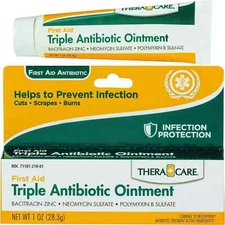 Thera Care Triple Antibiotic Ointment | First Aid | Infection Prevention 1oz