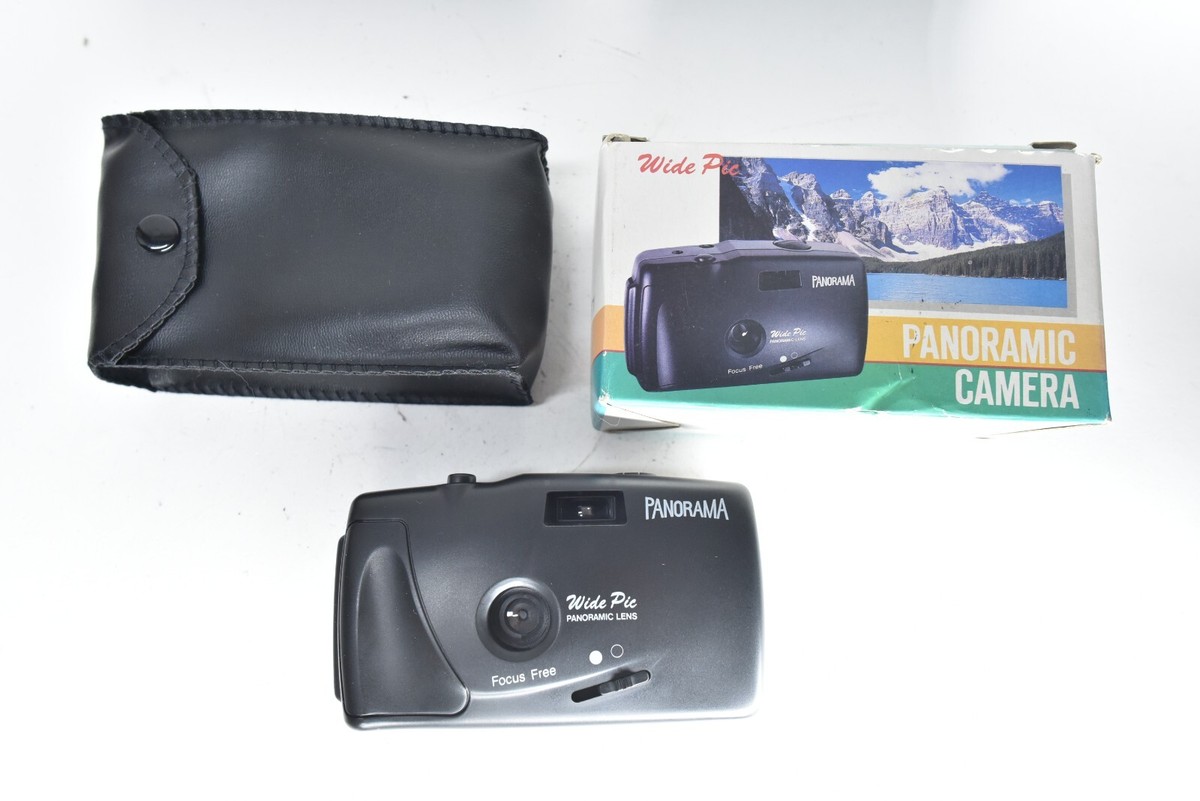 PANORAMA WIDE PIC PANORAMIC LENS 35mm CAMERA POINT AND SHOOT BLACK