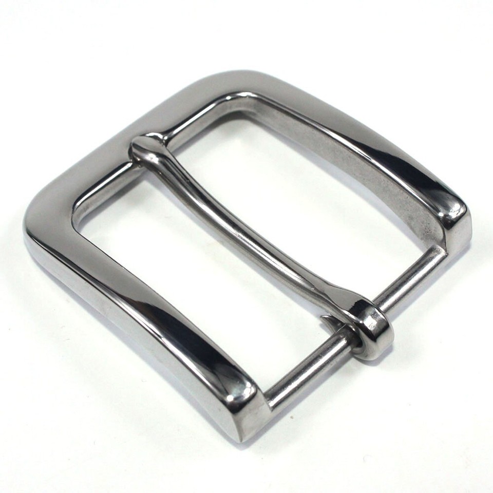 Solid Gold-Tone Brass Belt Buckle - Single Tongue Design Fits 1.5 Inch Belts 1 thumbnail image