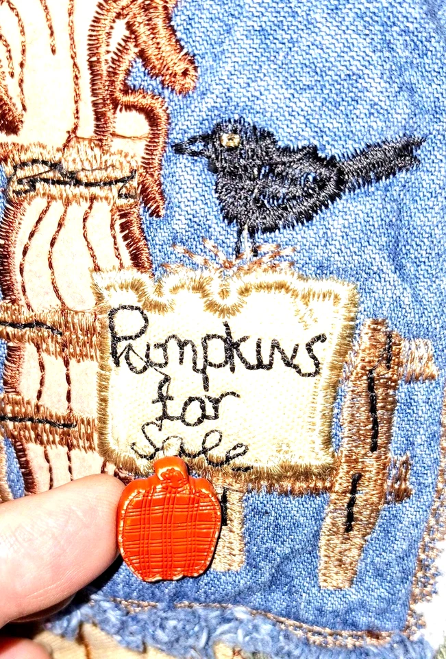 Sudadera para mujer Bobbie Brooks 2X diseñada en otoño azul vintage ¡Envío desde EE. UU.! Foto 3 de 4