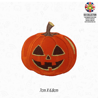 Hollowen Pumpkin Patch Iron On Patch Sew On Embroidered Patch