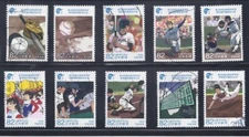 Japan 2018 National High School Baseball Complete Used Set 82Y Sc# 4213 a-j