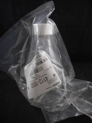 NALGENE Plastic 1000mL Plain Culture Flask PETG Disposable with Cap 4112-1000
