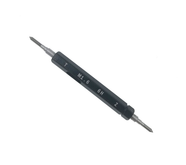 Metric Thread Plug Gage Gauge M1.6 x 0.35 6H Thread Go and NoGO Metric Thread Plug Gage Gauge M1.6 x 0.35 6H Thread Go and NoGO