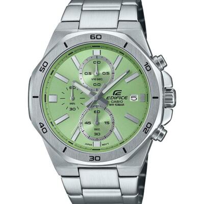 CASIO EDIFICE EFV-640DJ-3AJF Green Dial Sport Chronograph Men's Watch NEW BOX