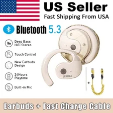 Language Translation True Wireless Earphones Earbuds Headphones HiFi JM13 White