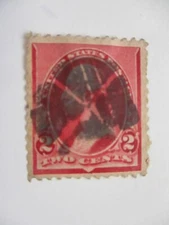 Sc#219D   FANCY CANCEL   See Pic
