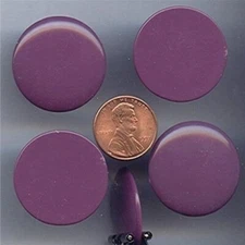 144pcs VINTAGE JAPANESE PURPLE 28mm ROUND CABOCHONS g71