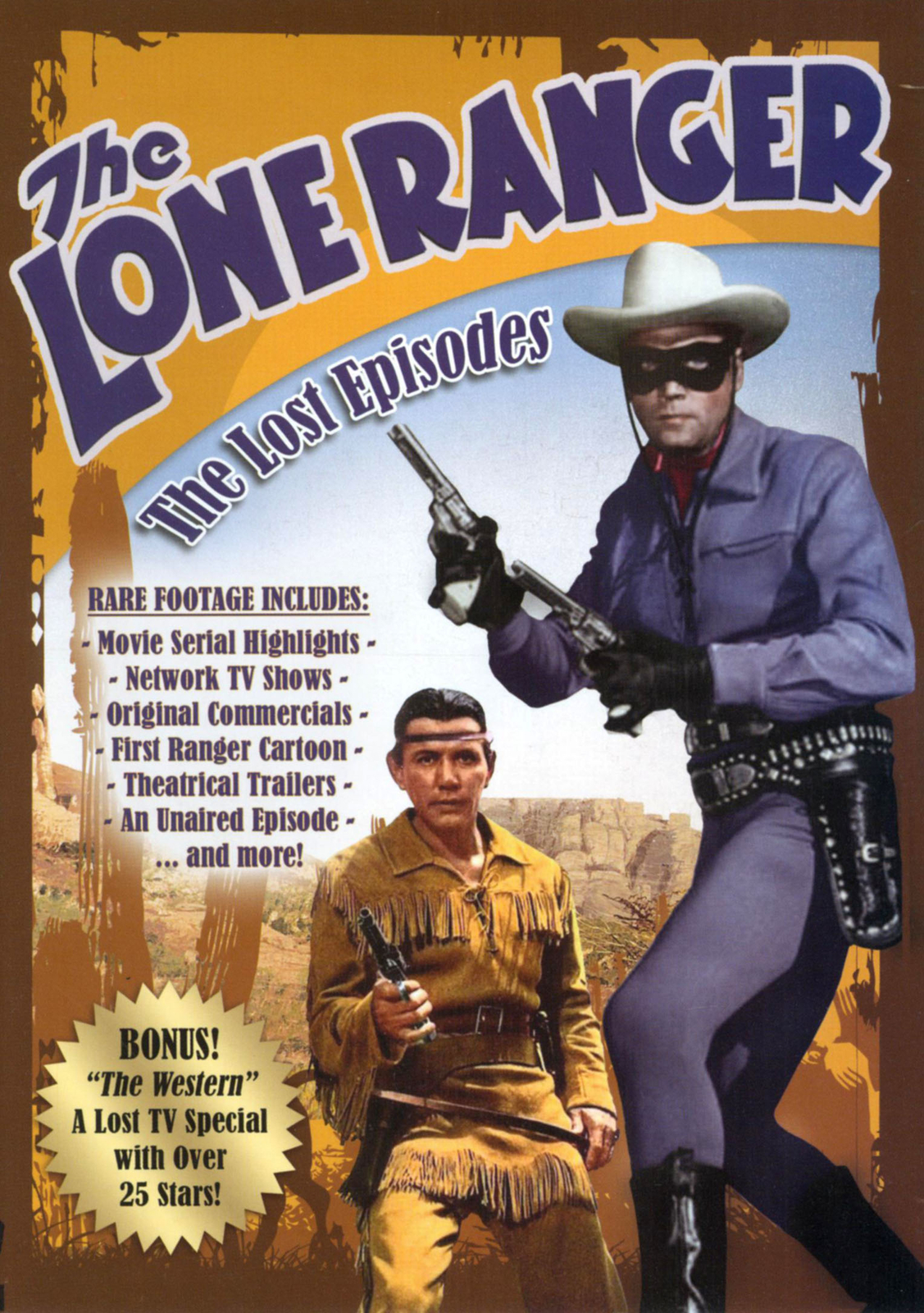 The Lone Ranger: The Lost Episodes (DVD) NEW / SEALED. UNKNOWN REGION