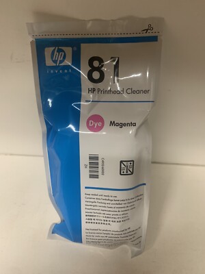 HP81 C4952 - 60002 Druckkopf Reiniger Printhead Cleaner original Folie Magenta
