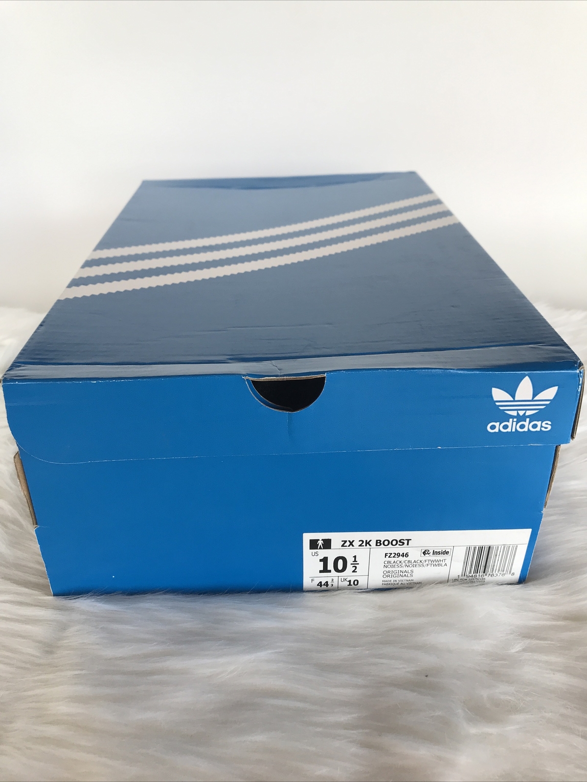 Size 10.5 - adidas ZX 2K Boost Black White for sale online | eBay